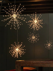 2pc Firework Shaped Decorative Light