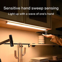 2Packs Motion-Activated LED Under Cabinet Lights, Magnetic Design