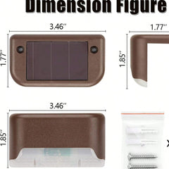 12 Pack Solar Deck Lights, For Stairs, Poolside, Outdoor Fence,Swimming Pool,Steps,Deck,Backyard