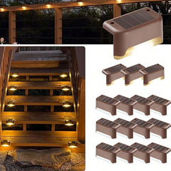 12 Pack Solar Deck Lights, For Stairs, Poolside, Outdoor Fence,Swimming Pool,Steps,Deck,Backyard