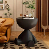 2-In-1 Modern Creative Bear-Shaped Storage Cabinet Bedside Table, Coffee Table