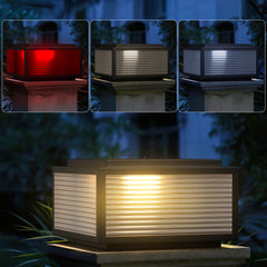 Outdoor Solar Powered Post Cap Lights