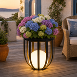 Outdoor Solar Power LED Plant Stand