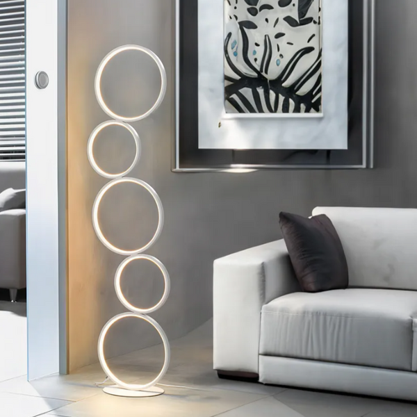 RGB Minimalist Circular Floor Lamp