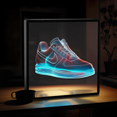 3D Hologram LED Fan With Frame