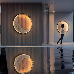 3d Moon wall lamp outdoor lighting