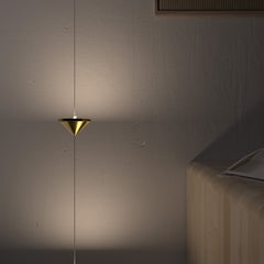 Marble Brass LED Floor Light