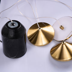 Marble Brass LED Floor Light