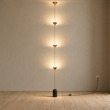 Marble 3-Head Flexible Floor-to-Ceiling Lamp