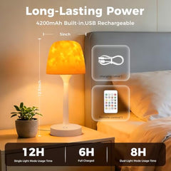 Waterproof Shower Lamp with 16 Color Ocean Wave Projector, Rechargeable LED Light with Remote & Touch Control