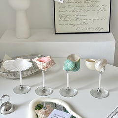 Handmade Seashell Conch Wine Glass