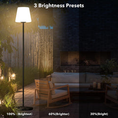 Outdoor Solar Floor Lamp