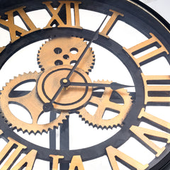 Industrial Style Mechanical Clock Coffee Table