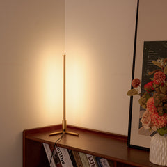 minimalist Golden Corner Table Lamp