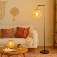 2-in-1 Portable Lantern & Floor Lamp for Indoors & Outdoors