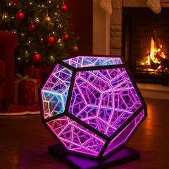 Infinity Dodecahedron Magic Table Lamp