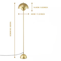 Golden Dome Floor Lamp