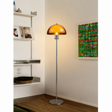 Modern Amber Acrylic Floor Lamp with 3 Color Temperatures