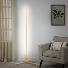 RGBCW Corner Floor Lamp gold finish