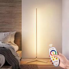 RGBCW Corner Floor Lamp with Remote control