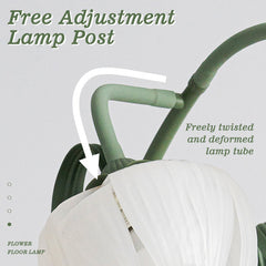 75“H Lily of The Valley 5-Head Floor Lamp