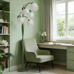 75“H Lily of The Valley 5-Head Floor Lamp
