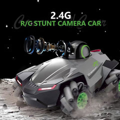 Remote-Controlled Surveillance Camera Car 720P WIFI Camera, Adjustable Camera Angle