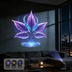 LED USB Mushroom Projection Light
