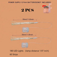 2pc Firework Shaped Decorative Light