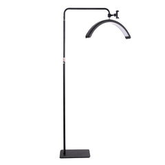 Half Moon LED Floor Lamp for Tattoos, Estheticians, Office, Living Room, Working, and Reading