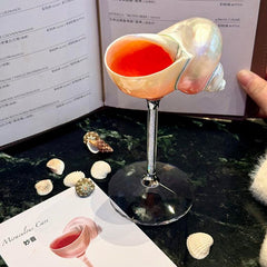 Handmade Seashell Conch Wine Glass
