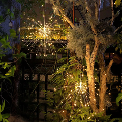 2pc Firework Shaped Decorative Light