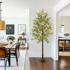 5.9ft Lighted Artificial Olive Tree with LED Fairy Lights