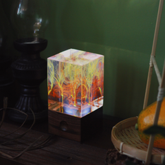 resin table lamp