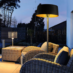 outdoor backyard patio heater floor lamp