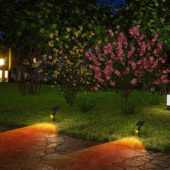 solar power sunset projector floor lamp for garden