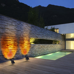 solar power sunset projector lamp for outdoor use