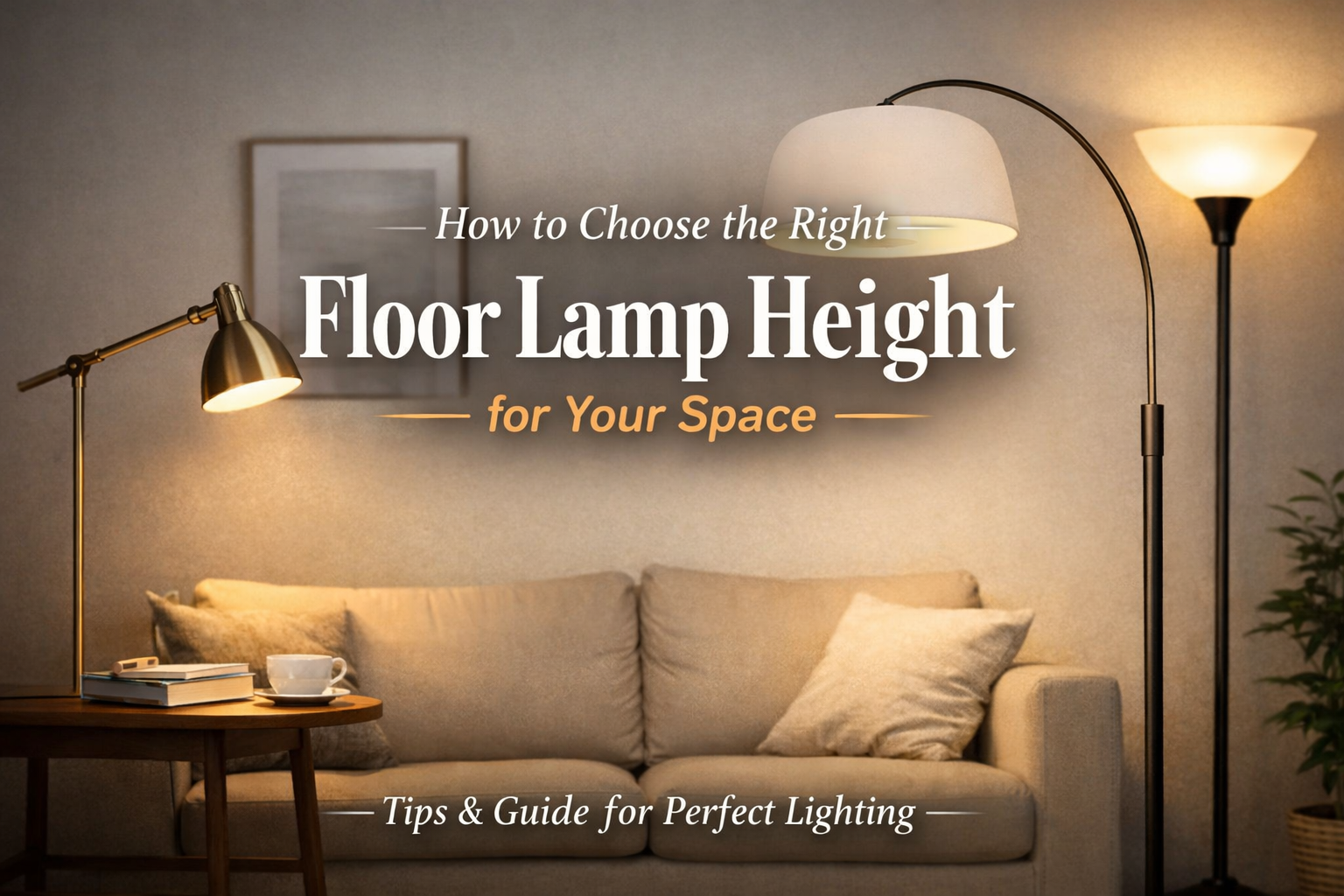 How to Choose the Right Floor Lamp Height for Your Space