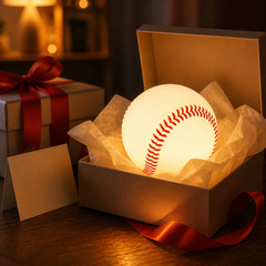 Baseball Night Light, Gift for Baseball Fans, Kids & Players