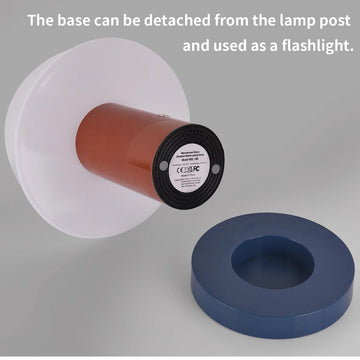 Rechargeable Mushroom Table Lamp, 3 Color Temperature