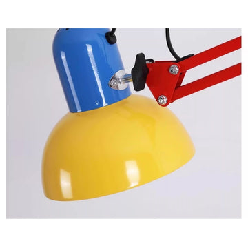 Adjustable Memphis-Style Floor Lamp with Bold Colour Design