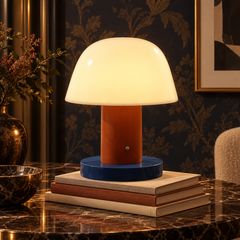 Rechargeable Mushroom Table Lamp, 3 Color Temperature