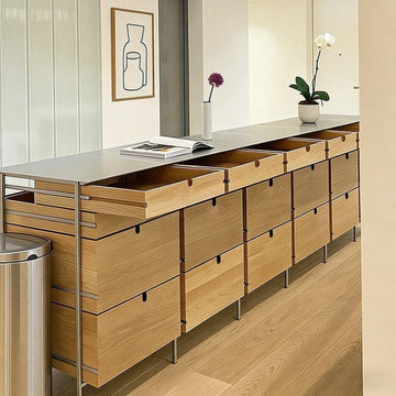 4-Tier Stainless Steel Storage Cabinet / Bar Counter Cabinet