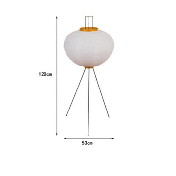 Japanese Wabi-Sabi Rice Paper Table Lamp