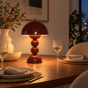 Viral Vintage Bubble Cordless Table Lamp,Rechargeable, 3 Color Modes