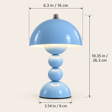 Viral Vintage Bubble Cordless Table Lamp,Rechargeable, 3 Color Modes