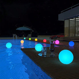 16 Colors Floating Pool Light Waterproof Outdoor Light