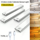 2Packs Motion-Activated LED Under Cabinet Lights, Magnetic Design