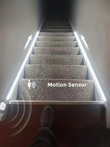 Motion Sensor Neon Lights Flex Strip, USB Powered For Stairs, Corridors