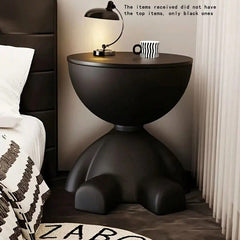 2-In-1 Modern Creative Bear-Shaped Storage Cabinet Bedside Table, Coffee Table